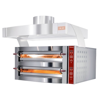 Four électrique, 2 chambres, 2x 6 pizzas Ø 350 mm GDX12/35-LDP